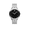 Emporio Armani AR1744 Retro Black Dial Stainless Steel Bracelet Mens Watch