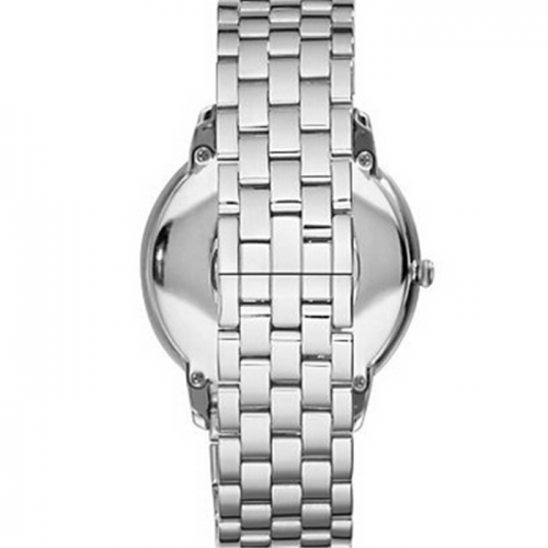 Emporio Armani AR1744 Retro Black Dial Stainless Steel Bracelet Mens Watch