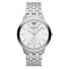 Emporio Armani AR1745 Mens Cream and Silver Dino Watch