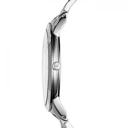 Emporio Armani AR1745 Mens Cream and Silver Dino Watch