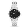 Emporio Armani AR1749 Mens Black Dial Stainless steel Watch