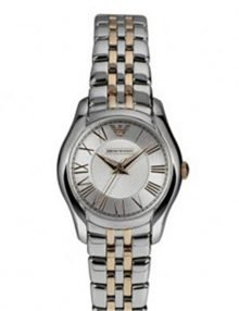 Emporio Armani AR1825 Ladies two-tone steel/gold plate case Watch
