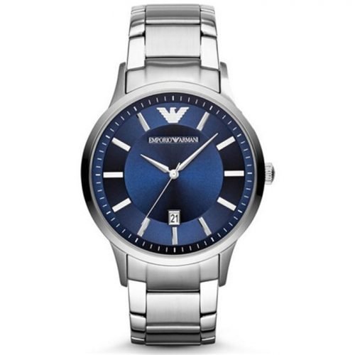 Emporio Armani AR2477 Blue Dial Stainless Steel Men's Watch