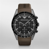 Emporio Armani AR5986 Men's Sportivo Brown Silicone Analog Quartz Watch