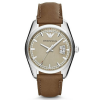 Emporio Armani AR6016 Tan Leather Brown Dial Men's Watch
