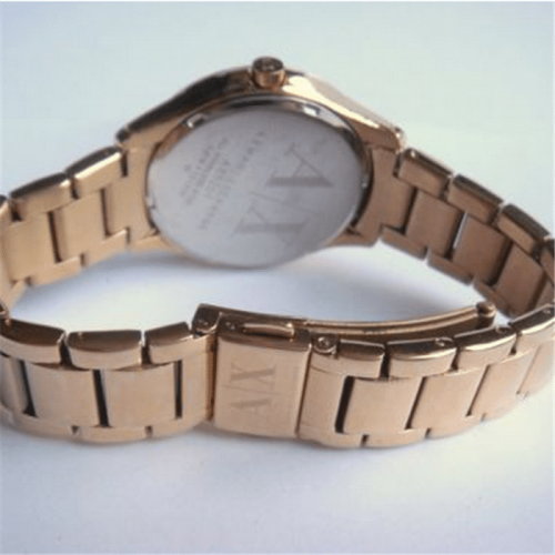 Armani Exchange AX5201 Gold Quilted Gold Ion-plated Ladies Watch