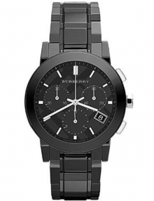 Burberry BU9081 Black Ceramic Chronograph Mens Watch