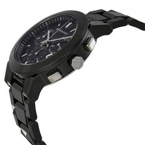 Burberry BU9081 Black Ceramic Chronograph Mens Watch