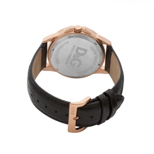 Dolce and Gabana DW0628 Zermatt Black Dial Men's Watch