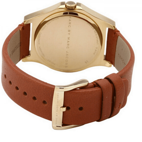 Marc by Marc Jacobs MBM1261 Baby Dave Ivory Dial Brown Leather Unisex Watch