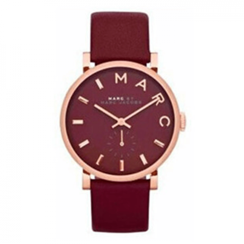 Marc by Marc Jacobs MBM1267 Baker Rose Dial Rose Leather Ladies Watch