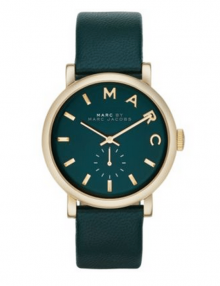 Marc by Marc Jacobs MBM1268 Baker Green Dial Green Leather Ladies Watch