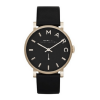 Marc by Marc Jacobs MBM1269 Baker Gold-Tone Black Leather Ladies Watch