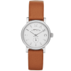 Marc by Marc Jacobs MBM1270 Baker Mini silver tone Tan Leather Watch