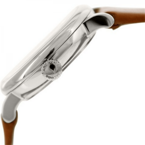 Marc by Marc Jacobs MBM1270 Baker Mini silver tone Tan Leather Watch