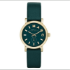 Marc Jacobs MBM1272 Women's Baker Mini Green Leather Band Green Dial Watch