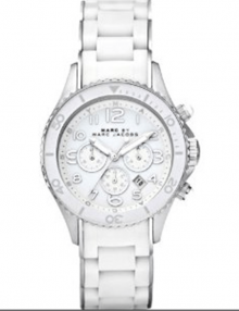 Marc by Marc Jacobs MBM2545 Rock White Unisex Chrono Watch