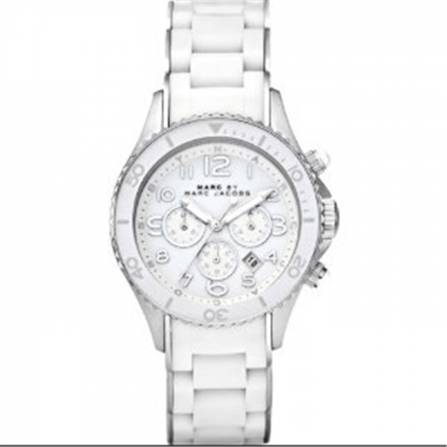 Marc by Marc Jacobs MBM2545 Rock White Unisex Chrono Watch