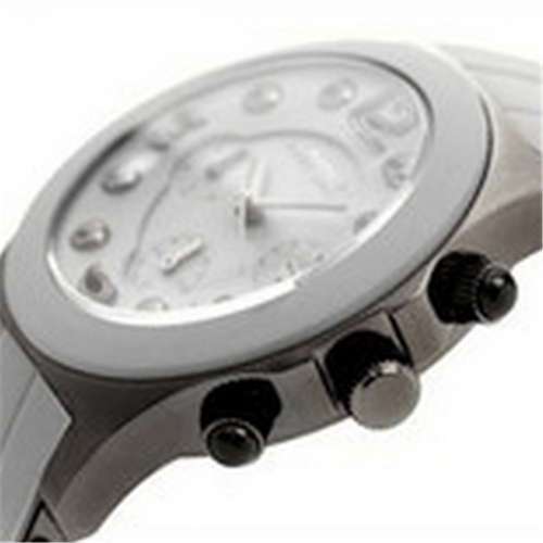 Marc by Marc Jacobs MBM2566 Grey Pelly Chronograph Silicone Watch