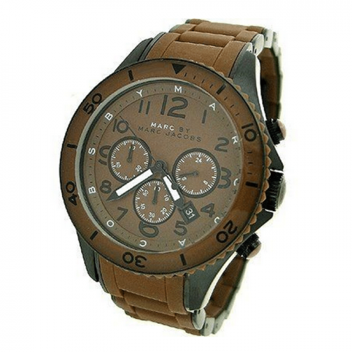 Marc by Marc Jacobs MBM2582 Rock Chronograph Silicone Mens Watch