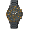 Marc by Marc MBM2584 Men's Black Stainless-Steel Quartz Watch with Black Dial