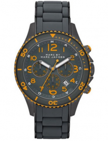 Marc by Marc MBM2584 Men's Black Stainless-Steel Quartz Watch with Black Dial