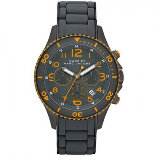 Marc by Marc MBM2584 Men's Black Stainless-Steel Quartz Watch with Black Dial