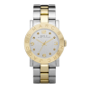 Marc Jacobs MBM3139 Amy Silver Dial Two-Tone Stainless Steel Ladies Watch