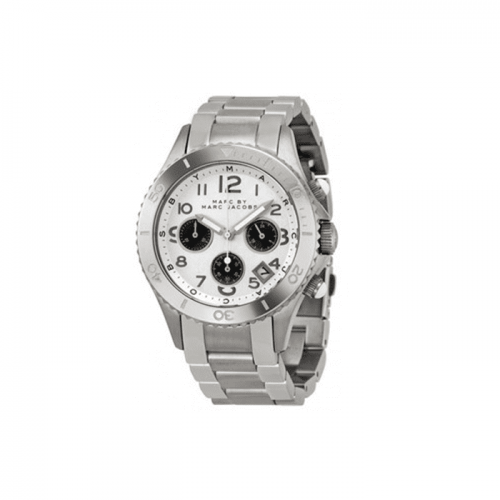 Marc by Marc Jacobs MBM3155 Rock Chronograph Silver Dial Stainless Steel Unisex Watch