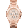 Marc Jacobs MBM3156 Rock Champagne Dial Chronograph Rose Gold Tone Stainless Steel Unisex Watch