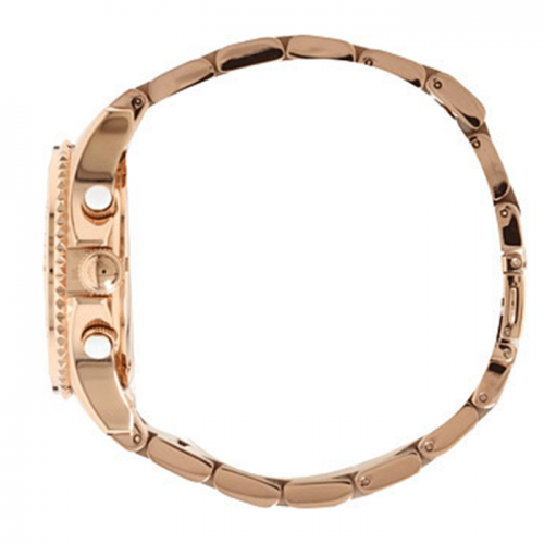 Marc Jacobs MBM3156 Rock Champagne Dial Chronograph Rose Gold Tone Stainless Steel Unisex Watch