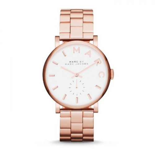 Marc by Marc Jacobs MBM3244 Baker Rose Gold Dial Stainless Steel Ladies Watch