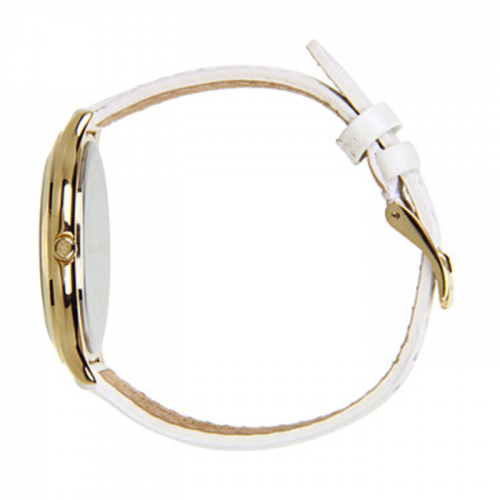 Michael Kors MK2273 White Leather Stainless Case Quartz Ladies Fashion Watch