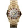 Michael Kors Runway Mk5729 Silver Womens' Gold Diamond Watch