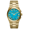 Michael Kors MK5894 Ladies Torquoise and Gold Bracelet Watch