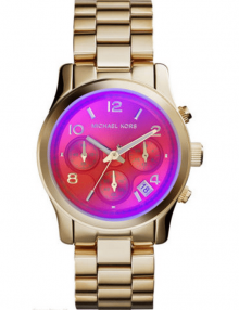 Michael Kors MK5939 Runway Pink Gold Chronograph Women's Watch