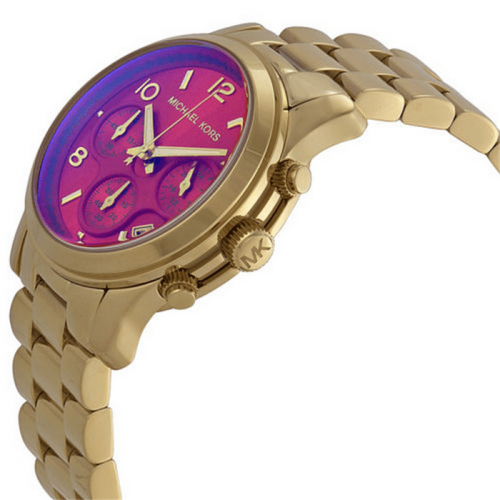 Michael Kors MK5939 Runway Pink Gold Chronograph Women's Watch
