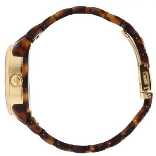 Michael Kors MK5399 Quartz Brown Gem Dial Totoiseshell Band - Women's Watch