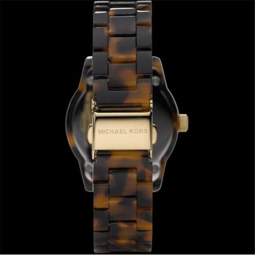 Michael Kors MK5399 Quartz Brown Gem Dial Totoiseshell Band - Women's Watch