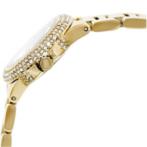 Michael Kors MK3252 Camille White Dial Crystal-set Gold-tone Ladies Watch