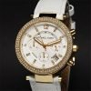 Michael Kors MK2290 Women White Tone Stainless Steel Case Chronograph White