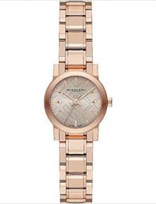 Burberry BU9228 The City Petite Nude Dial Rose Gold-tone Ladies Watch
