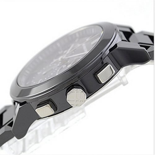 New Burberry BU9181 Classic Black Ceramic Mens Watch