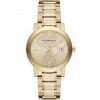 Burberry BU9033 The City Champagne Dial Gold-tone Unisex Watch