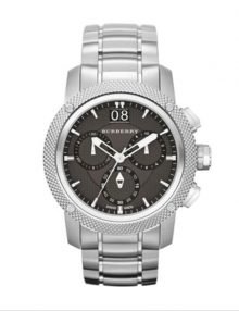 Burberry BU9800 Watch Utilitarian Mens - Black Dial Stainless Steel Case Quartz Movement