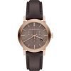 Burberry BU9755 The City Chocolate Leather Unisex Watch