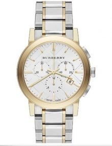 Burberry BU9751 The City Two-Tone Chronograph Unisex Watch
