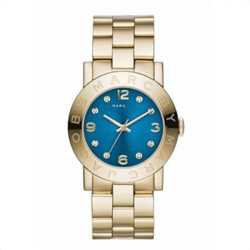Marc by Marc Jacobs MBM3303 Amy Blue Dial Gold-tone Ladies Watch