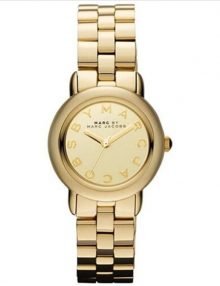 Marc By Marc Jacobs MBM3174 Mini Marci Gold Mirror Dial Women's Watch