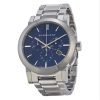Burberry BU9363 Chronograph Blue Dial Stainless Steel Mens Watch